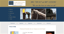 Desktop Screenshot of dmclaims.ie